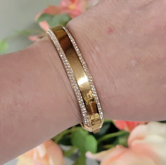 Michael Kors Jewelry Mk Michael Kors Rose Gold Swarovski